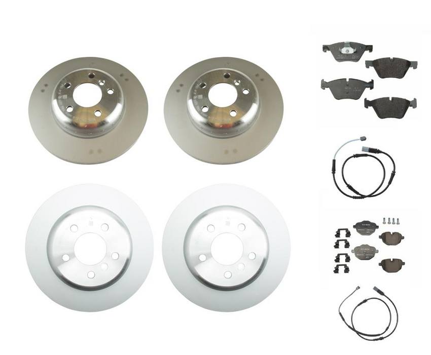 BMW Brake Kit - Pads and Rotors Front &  Rear (330mm/330mm)